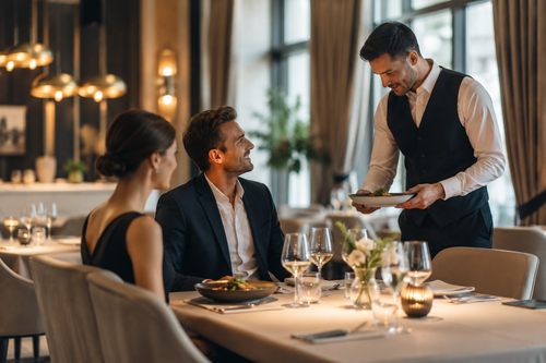 Restauracja hotelowa z obsługą stolikową