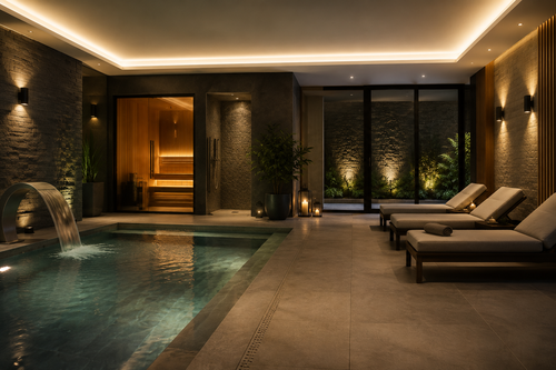 Strefa wellness w hotelu